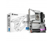 GIGABYTE Z790 AORUS ELITE AX ICE, Socket 1700, Intel® Z790 (14/13/12th Gen CPU), 19Phases, CPU graphics, HDMI, DP, Dual 4xDDR5-7600, 3xPCIe X16 5.0, 6xSATA3, RAID, 4xM.2 4.0, ALC1200/SPDIF, 2.5GbE LAN, WiFi6E / BT5.3, 1xUSB-C 3.2Gen2x2 , 3xUSB 3.2Gen2(2A+